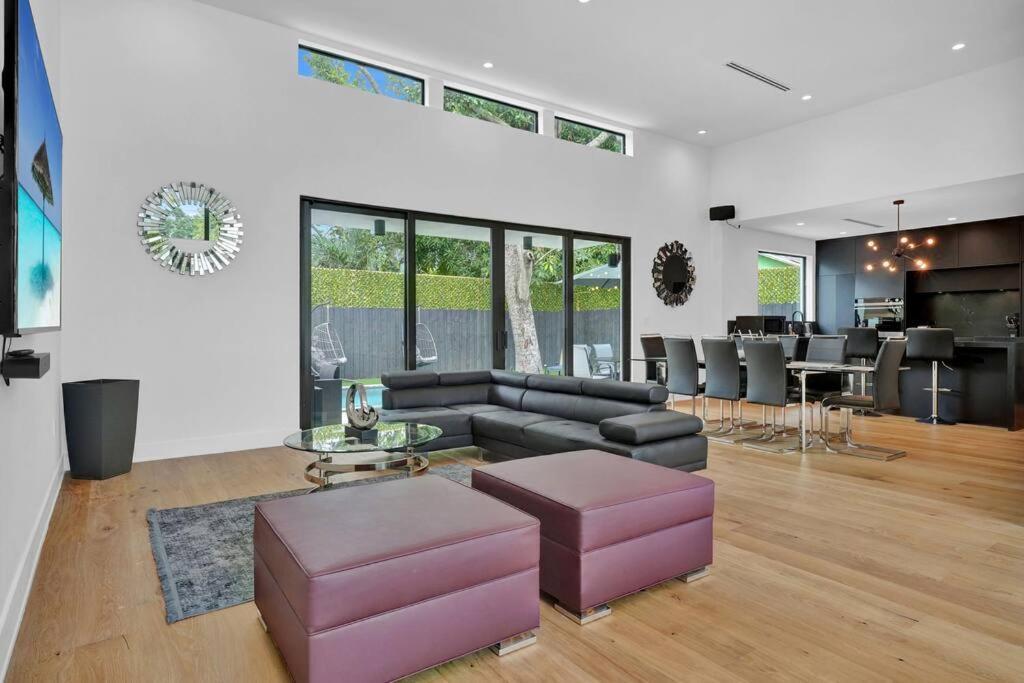 Design House -Heated Pool -Big Yard -Gated Parking Villa Маями Екстериор снимка
