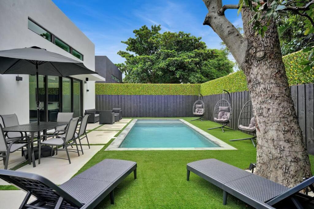 Design House -Heated Pool -Big Yard -Gated Parking Villa Маями Екстериор снимка
